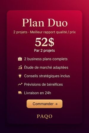 Plan Duo – PlanPro Express 24h (Populaire)